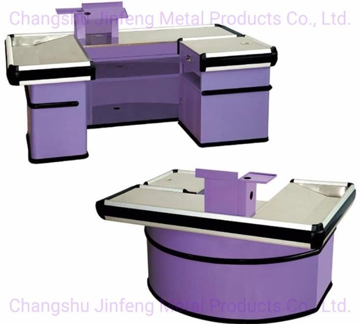 Customized Supermarket Snd Convenience Store Cashier Table