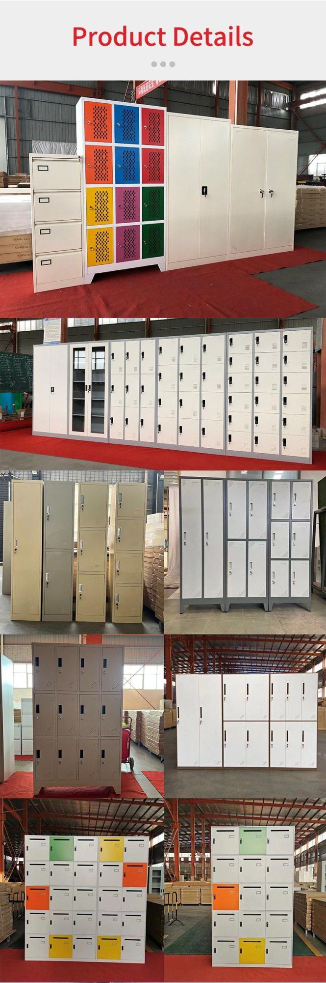 Staff/Employee/Hospital/School Use Storage Wardrobe 6 Door Steel Locker