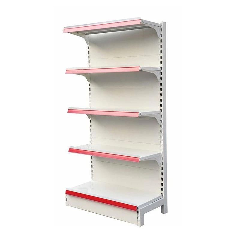 Double Side Metal Gondola Shelf Supermarket Gondola Shelving