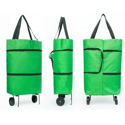 Custom Home Folding Shopping Trolley Bag