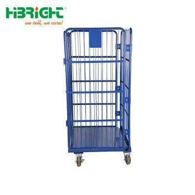 Folding Heavy Duty Collapsible Transport Roll Wire Mesh Containers