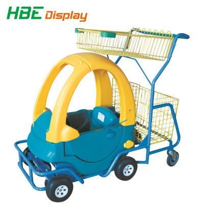 Kids Stroller Supermarket Plastic Kids Shopping Cart Trolley