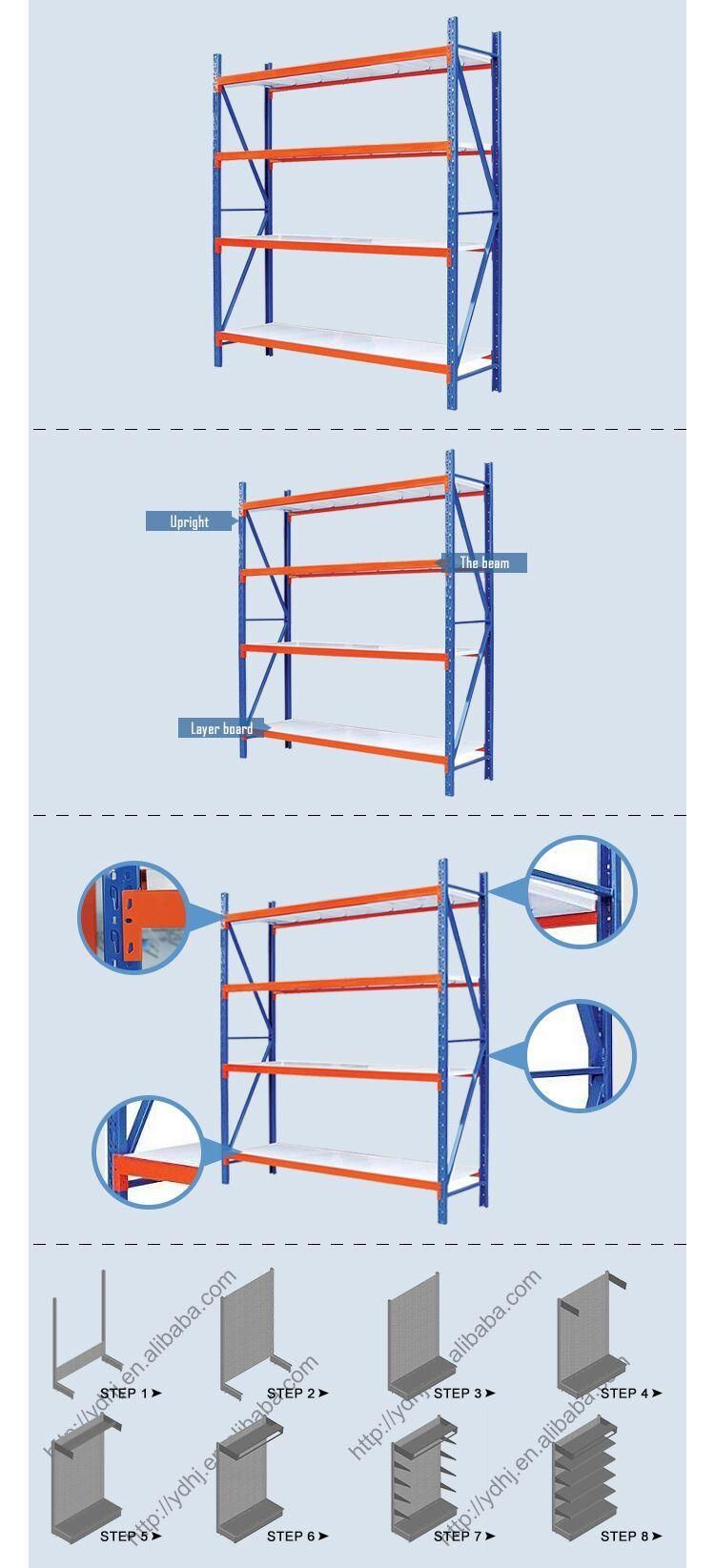 Yd-001b Hot Selling with Competitive Price Storage Shelving for Warehouse