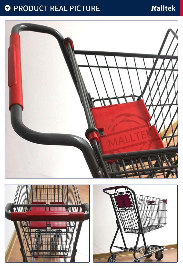 American Hot Sale Metal High Quality Shopping Trolley for Supermarket