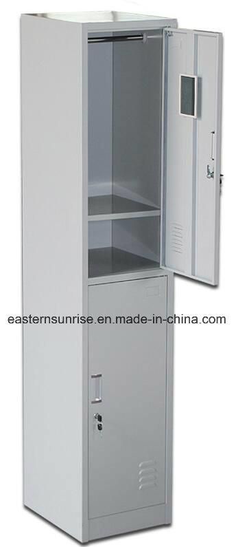 High Quality Cheap Steel Metal Iron Two Door Locker