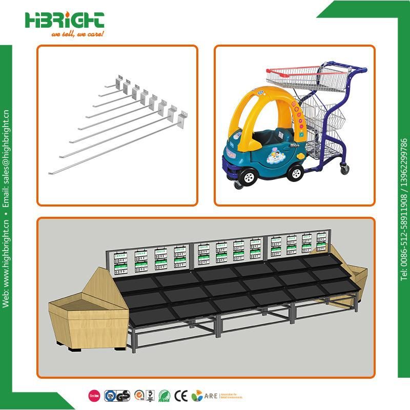 Grocery Store Supermarket Equipment Gondola Display Shelves