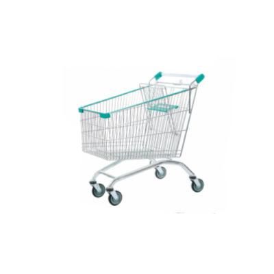 Carts Supermarket Wholesale Galvanized Metal Supermarket Shopping Trolley