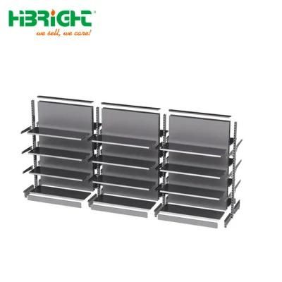 Supermarket Shelf Hypermarket Metal Gondola Shelving