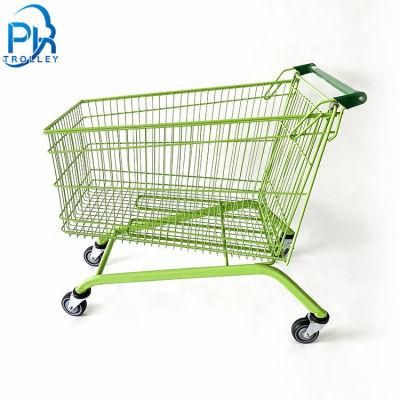 Comfortable Steel 175L Shopping Trolley Without Baby Seat