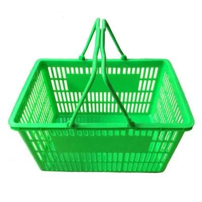 Hot Sale Top Quality Euro Style Plastic Shopping Basket with Handle