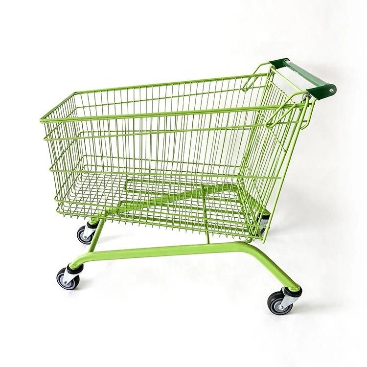 175L European Shopping Trolley Groceries Retail Shopping Cart