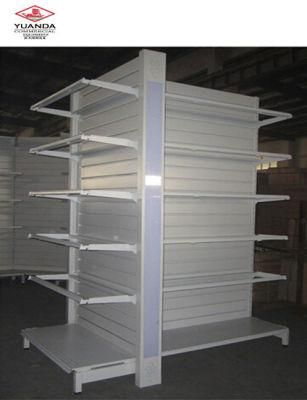 Wholesale Plain Back Metal Gondola Supermarket Shelves Display Racks