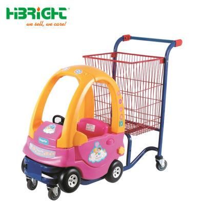 Plastic Cute Toy Car Supermarket Kids Shopping Trolley