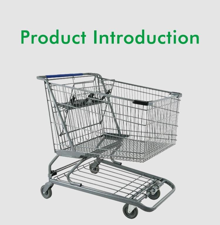 American Style Jumbo Size 300 Litres Metal Shopping Cart