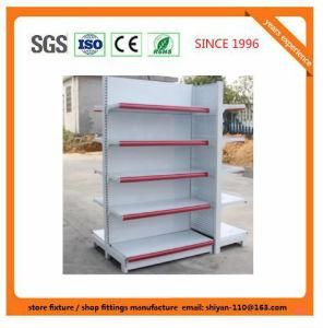 Metal Supermarket Shelf Store Retail Fixture for Angola Market Exhibition Shelf 08153