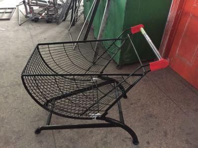 80 Liter Dimensions Metal Trolley Supermarket for Sale