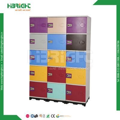 ABS Plastic Gym Changing Room School Locker Cabinet