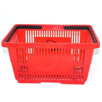 Wholesale Luxury All Plastic Shopping Basket Supermarket Hand Basket