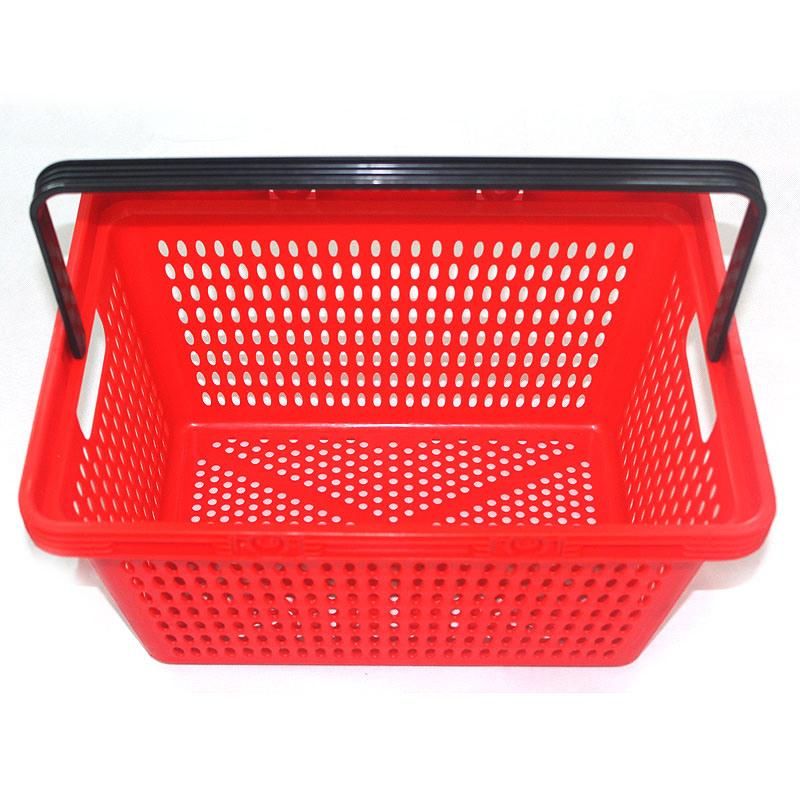 New Type High Capacity Basket with Handles Supermarket Shopping Basket