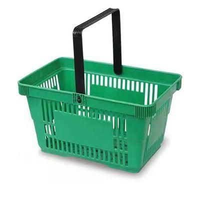 Fashion Design Store Hand Basket Supermarket Plastic Shopping Basket