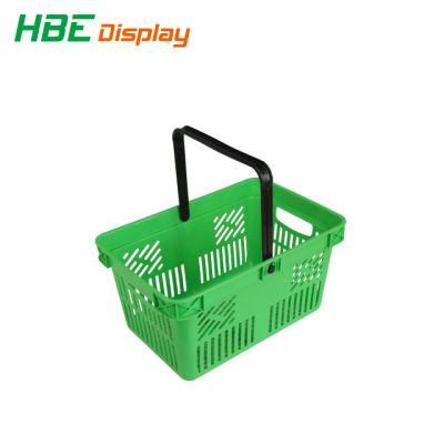 Plastic Hand Shopping Basket for Grocery Store