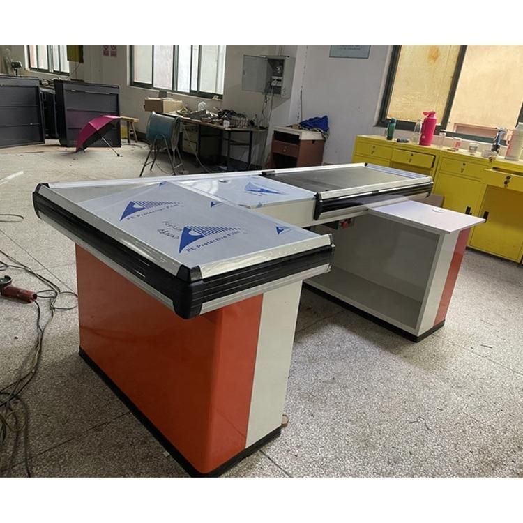 Electronic Cash Register Machine Electric Table with Conveyor Belt