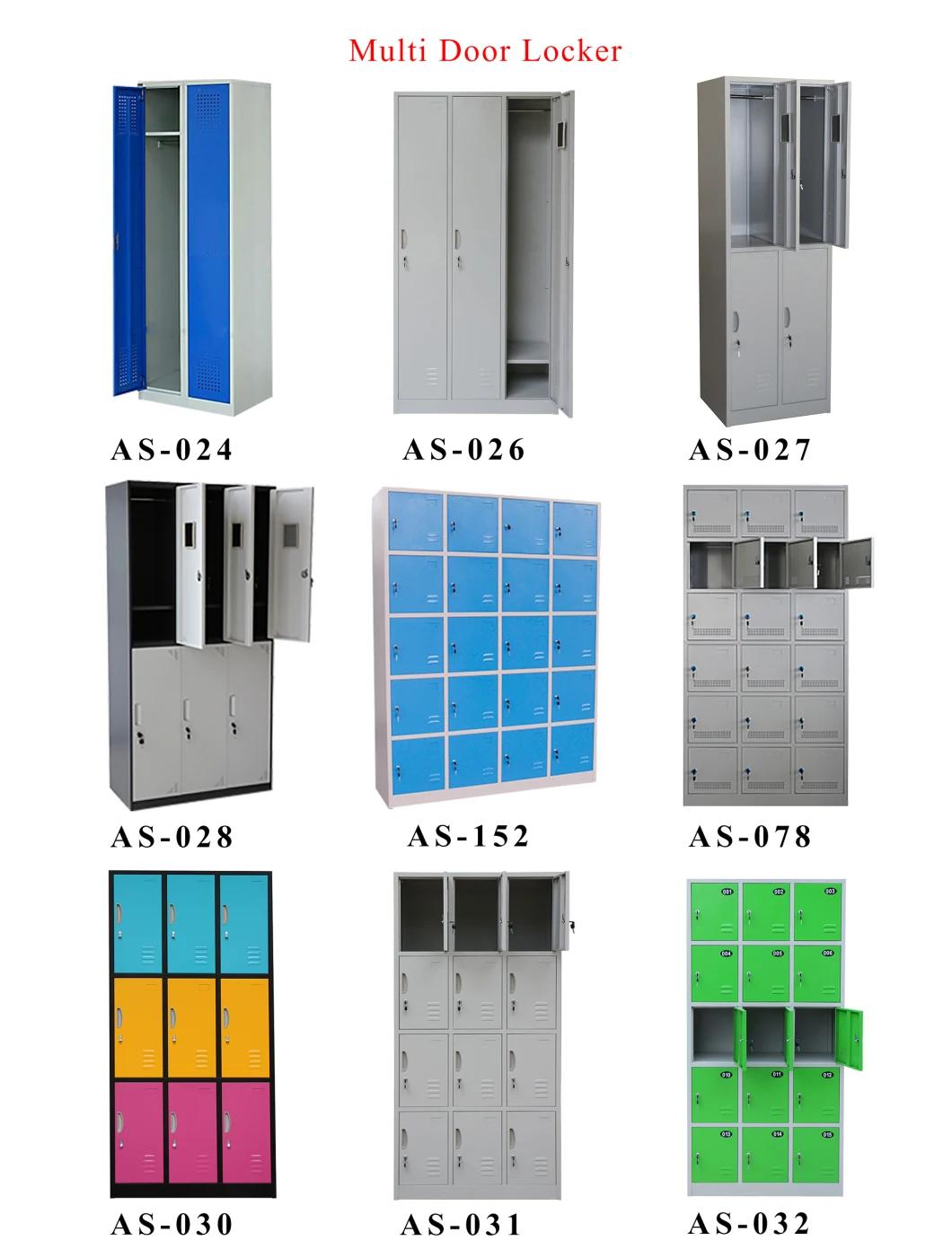 Office Furniture Single 4 Door Locker 4 Tier Metal Lockers