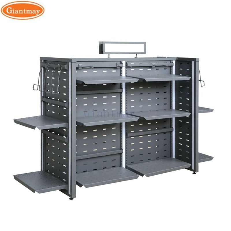 Giantmay Commercial Metal Stand Supermarket, Grocery Shelf Retail Display Shelves