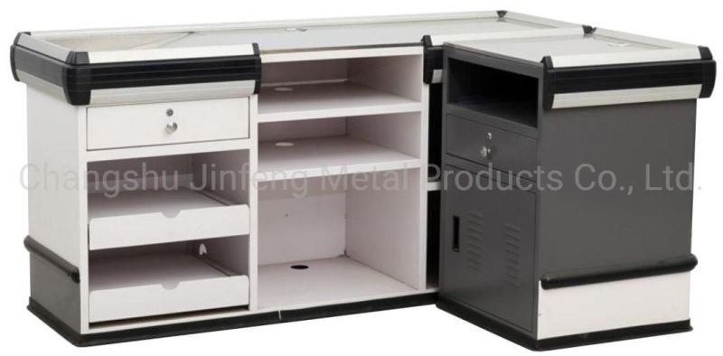 Supermarket Equipment Cashier Desk Metal Checkout Counter