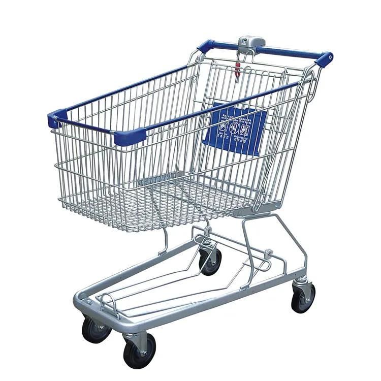 China Shopping Cart Manufacturer Supermarket Metal Shopping Trolley