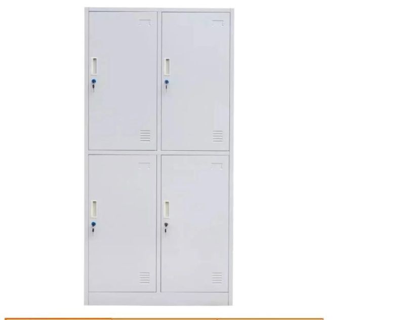 Four Door Employee Metal Steel Storage Locker