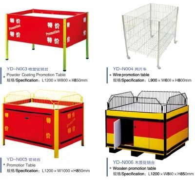 Supermarket Display Counter Stand, Promotion Table Equipment (YD-N)