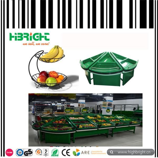 Supermarket Store Equipment Fruits and Vegetable Rack Stand