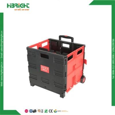 Plastic Foldable Quick Cart Shopping Cart