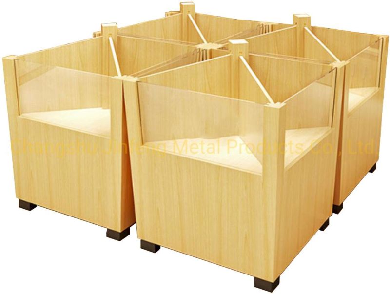 Supermarket Shelf Modern Promotional Table Display Stand for Bulk Food