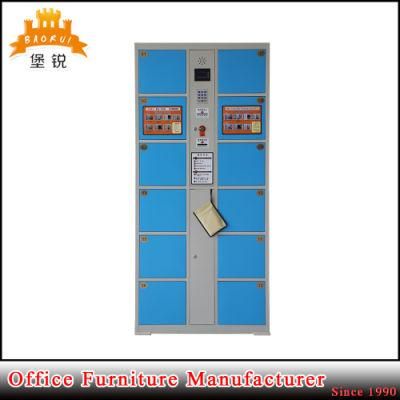 12 Door Electronic Smart Storage Locker for Supermarket School and Bank