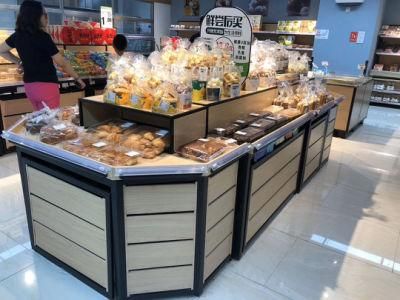 Bread Display Cabinet with Carton Cart Modeling and Glass Cover Showcase Perfect for Bakery Sales and Display