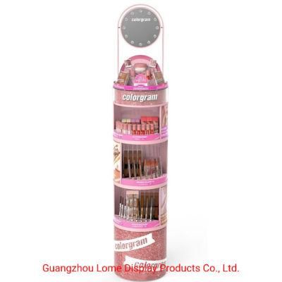 Makeup Store Perfume Display Stand Design Wooden Cosmetic Store Showcase Furniture