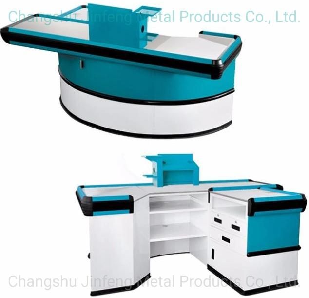 Customized Supermarket Snd Convenience Store Cashier Table