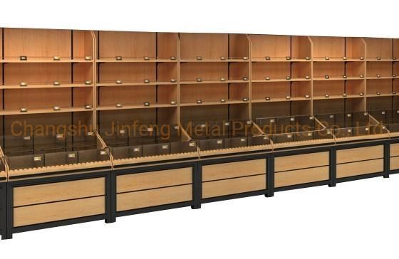 Customized Supermarket Shelf Display Rack for Bulk Goods