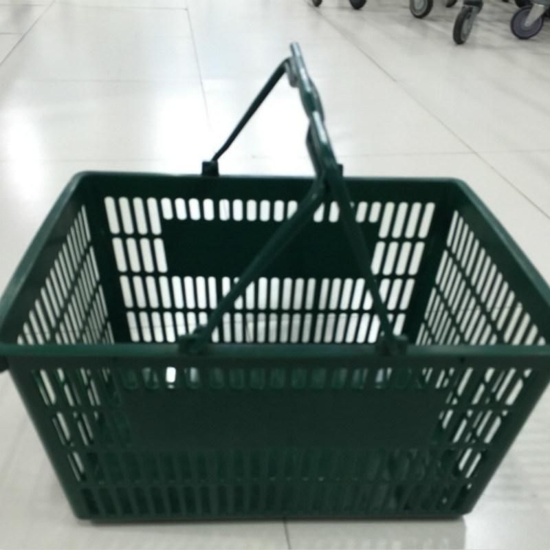 Supermarket New Material Shopping Basket with Handles