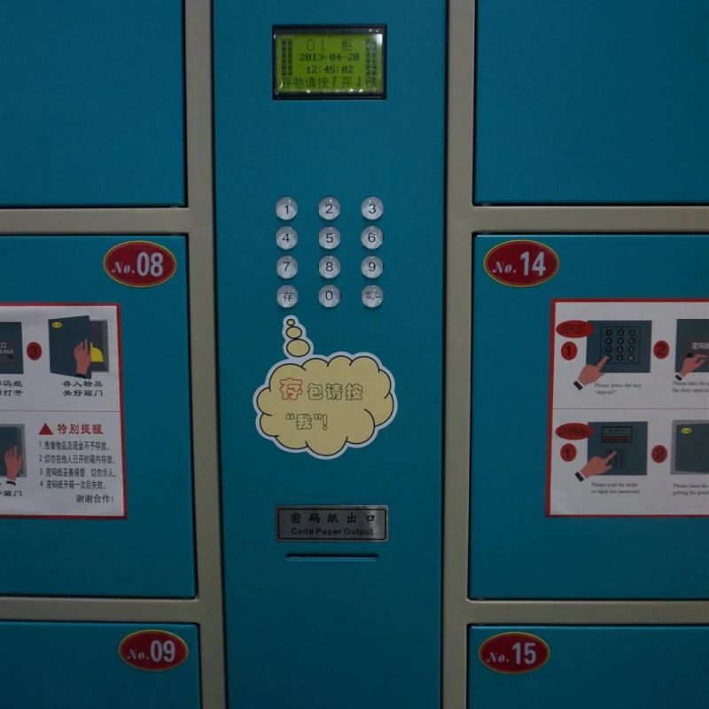 Excellent Quality Operation Locker 12 Door Supermarket Stainless Steel Lockers