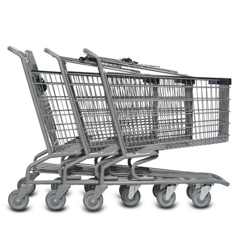 180L Shopping Trolley Metal Shopping Cart