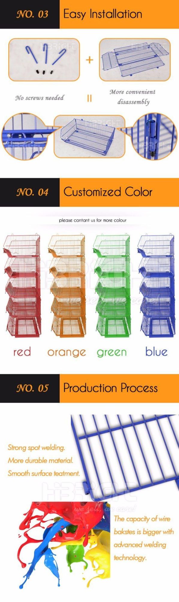 Retail Store Promotion Wire Storage Cage