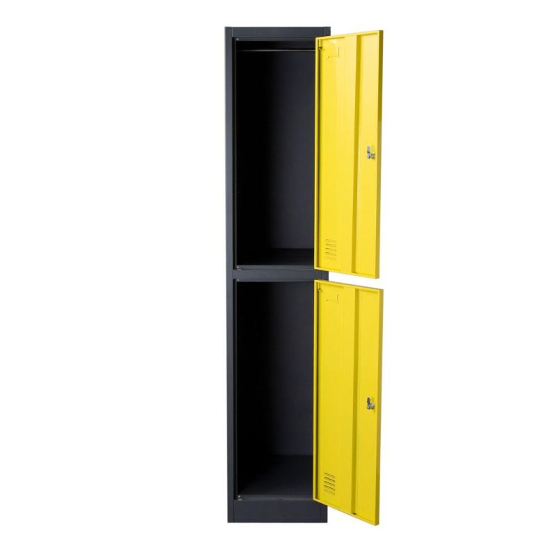 Fashion Style Factory Direct Sale Office Use 2 Door Locker