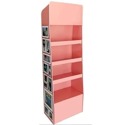 Cardboard Display Shelf Paper Product Advertising Stand Supermarket Rack