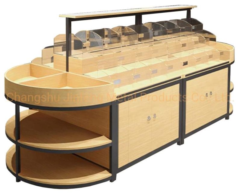 Supermarket & Store Fixture Three Layer Display Racking for Snacks