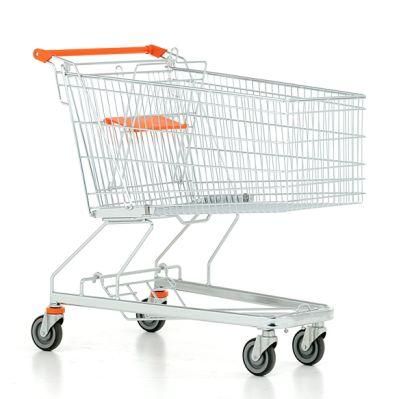 Wholesales 150L Asia Style Grocery Store Shopping Cart and Trolly