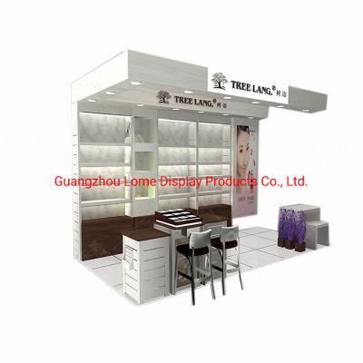 New Arrival Makeup Shop Interior Design Cosmetic Counter Display for Retail Shop Decoration