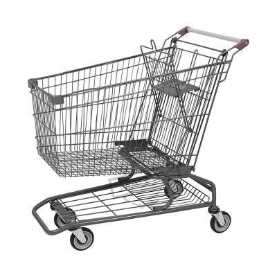 Hot Sale Powder Coating American Shopping Trolley